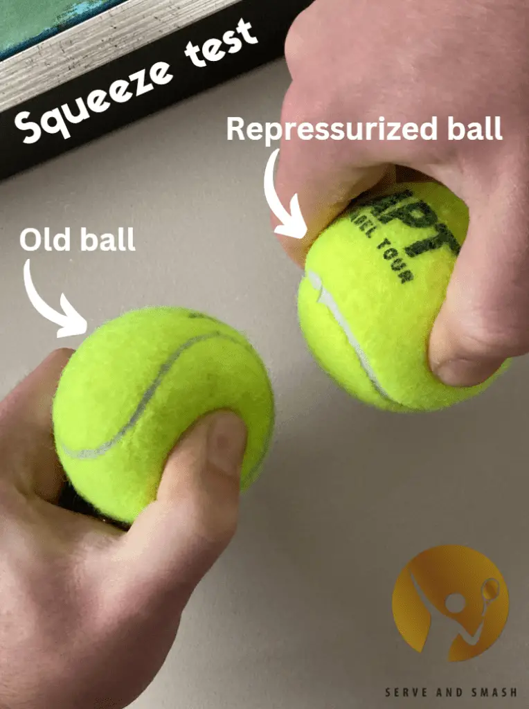 Padel Ball Squeeze Test