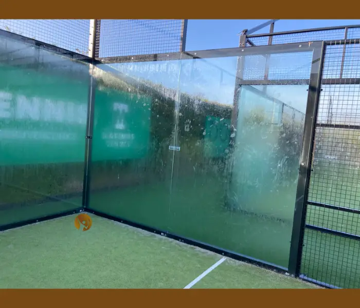 Outdoor Padel Court After Rainfall